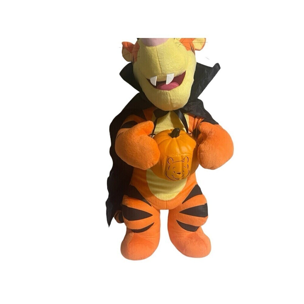Rare Disney Winnie the Pooh 30" Vampire Tigger Halloween Greeter Indoor Lighted - Picture 12 of 16